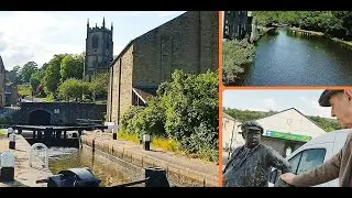 TO SOWERBY BRIDGE FOR A WALK ALONG THE CANAL