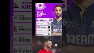 IPL 2025 Purple Cap Race Heats Up!🔥 | Can Anyone Stop Prasidh Krishna? #ipl2025 #hazelwood
