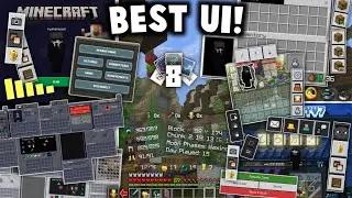 8 BEST UI Packs For Minecraft Bedrock! (Better MCPE 1.21-26.0+!)