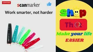 Scanmarker Air Pen Scanner - OCR Digital Highlighter and Reader - Wireless (Black, Scanmarker Air)