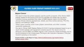 Global OLED Display Market 2015 2019