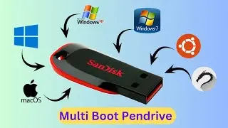Multi Boot OS in One Pendrive How to create !!