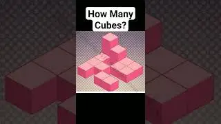 Can You Solve the Spatial Puzzle? Count The Cubes! #spatialreasoning #spatialpuzzles #picturepuzzles