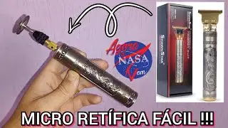MÁQUININHA CORTA CABELO DRAGÃO VIROU MICRO RETÍFICA PORTÁTIL KKKK TOP DEMAIS 🔥🔥🔥