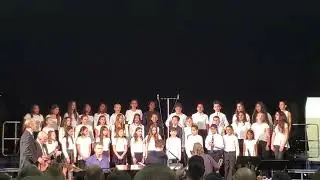 Chorus HWSD with band of teachers.