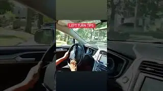 Making a proper left turn is essential for safe driving