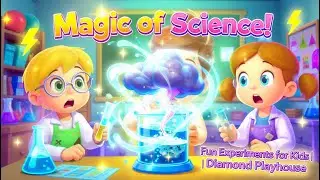 🔮 Magic of Science at Diamond Playhouse! | Fun Science Experiments for Kids 🌩️⚡️