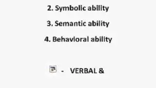 What is Mental ability?