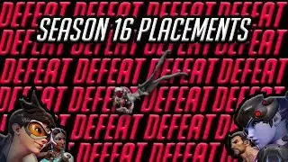 CARRYING ALL OF MY SEASON 16 PLACEMENTS | FUNNY OVERWATCH COMPETITIVE MOMENTS 2019