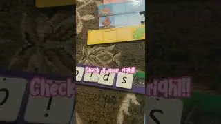 Spelling the word &lsquo;spider&rsquo; with Match and Spell game! #spelling #games #phonics #preschoollearning