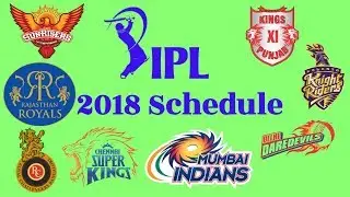 Vivo Ipl 2018 Schedule || Ipl Timetable ||