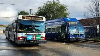 Quick CTA and Pace Bus Action at the 79th and Western Terminal