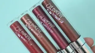 ColourPop Ultra Metallic Lips! | Review and Lip Swatches