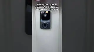 No more package theft! I can see who's at my door now! #wirelessdoorbell