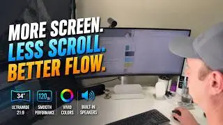 Dell 34 Plus USB-C Curved Monitor | Ultra-Wide Workflow Upgrade