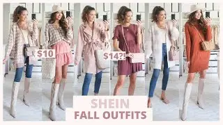 Huge SHEIN FALL TRY ON HAUL 🍁🍂  Affordable Fall Outfits Under $30
