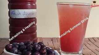 Falsa Squash summer special | How To Store Falsa Drink For 2-3 Months by cooking with jabeen