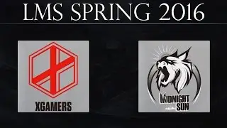 [Highlights] XG vs MSE G2 | eXtreme Gamers vs Midnight Sun Esports G2 (15.01.2016) | LMS Spring 2016