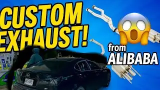 Installing Alibaba exhaust on my Lexus ISF ( sound clips at the end )
