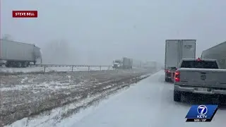 Interstate 80 closed after multi-vehicle crash in Council Bluffs