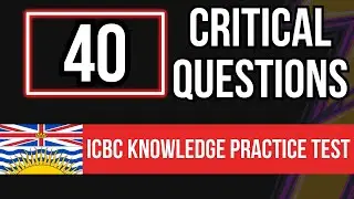 ICBC Knowledge Practice Test (40 Critical Questions)