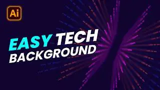 How to Create a 3D Particle Wave Technology Background in Adobe Illustrator
