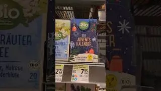 I found an advent calendar for tea while shopping at dm tonight...24 awesome new teas to try!