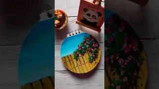 Rose garden painting/acrylic painting.#shortvideo #artwork #painting #flowers #rose #trending #viral