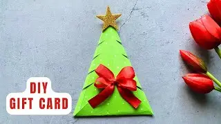 🎄Christmas Tree Gift Envelope 🎄| Easy Christmas Envelope | DIY Money Envelope for Holidays