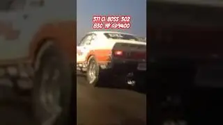311 Ci of Boss 302, 830hp at 9400 #dragrace #351c #racing #automobile #stickshift #cylinderheads