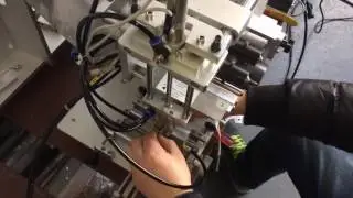 Flag labeling machine for tube