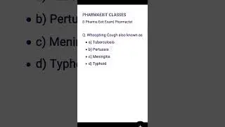 D Pharma Exit Exam | Pharmacist | #dpharm #exitexam #pharmacist