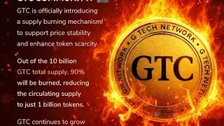 INFO TERBARU || PEMBAKARAN 90% TOTAL SUPLAY || GTC NETWORK