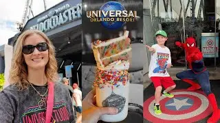A Universal Birthday 🤩 1st Velocicoaster Ride, MARVEL Character Dinner & Toothsome