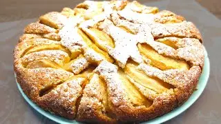 ITALIAN APPLE CAKE. Very delicious and EASY apple cake recipe. | Tasty Ideas Cooking
