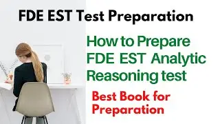 How to prepare FDE EST analytics reasoning test| Tips and book for FDE EST Analytics reasoning test