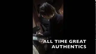 Jason Pierce (Spiritualized, J. Spaceman) Signing Autographs in Detroit, 2019