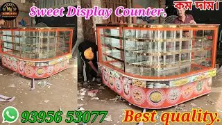  Sweet Showcase Counter 😍 | মিষ্টির দোকানের জন্য পারফেক্ট ডিজাইন | Factory Price Offer ☎9395653077🚚
