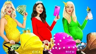 Gr&aacute;vidas: Pobre VS Rica VS Riqu&iacute;ssima | Gesta&ccedil;&atilde;o Positiva & Situa&ccedil;&otilde;es Engra&ccedil;adas por RATATA