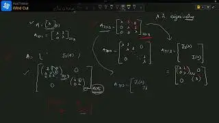 Jordan Canonical Form । #jordancanonicalform #linearalgebra #csirnetaths #cgsetaths #jordanblock