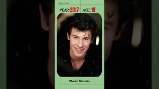 Shawn Mendes AGE 1-26 (1998 - 2025)
