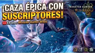 &iexcl;SALA ABIERTA! 🔴 &Uacute;nete a la CAZA MASIVA en Monster Hunter Wilds ⚔️