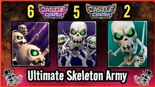 Ultimate 🔥 Skeleton Army 🔥 Makes Huge Victory! Castle Crush : War Battle