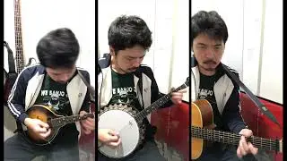 The Cup of Tea - Irish reel - guitar, banjo and mandolin