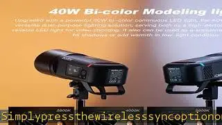 Godox AD600Pro II Outdoor Strobe Light 600Ws 2.4 GHz Wireless TTL Camera Flash Speedlite TFT Screen