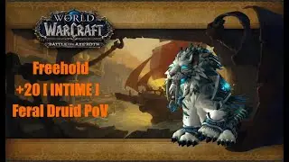 8.3 World of Warcraft Battle for Azeroth: Freehold +20 Feral Druid PoV