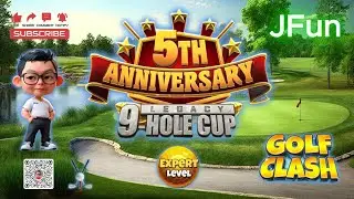 Golf Clash 5TH Anniversary Legacy 9-Hole Cup game play [F2P][Expert] 26Jan18
