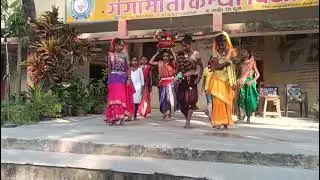 गंगामाता कन्या विद्या. म्हसदी आदिवासी नृत्य 2.