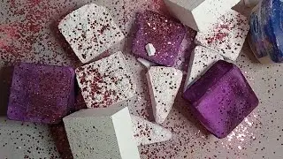 #glitterpour reformed| #dyedgymchalk | Fresh #nexogymchalk blocks #fyp #asmrcommunity L.A.T.C.H