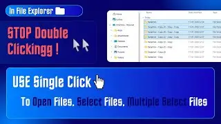 This Windows Trick Makes File Opening Faster (Single Click Method)
